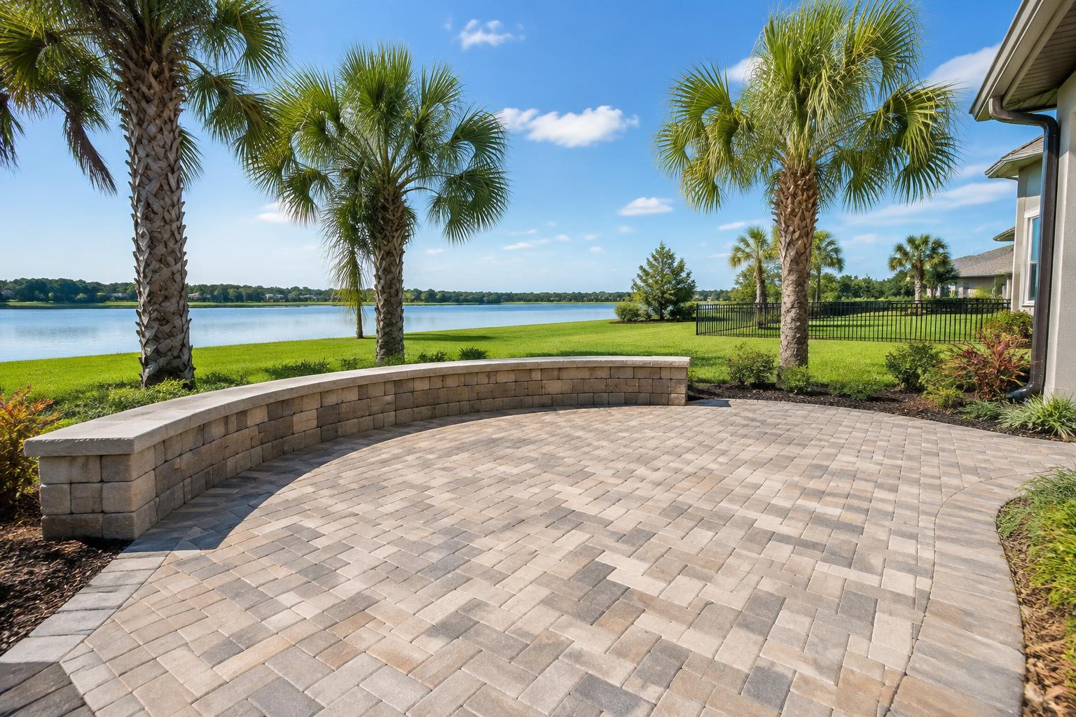 Outdoor Hardscape project by Jacksonville Custom Builders